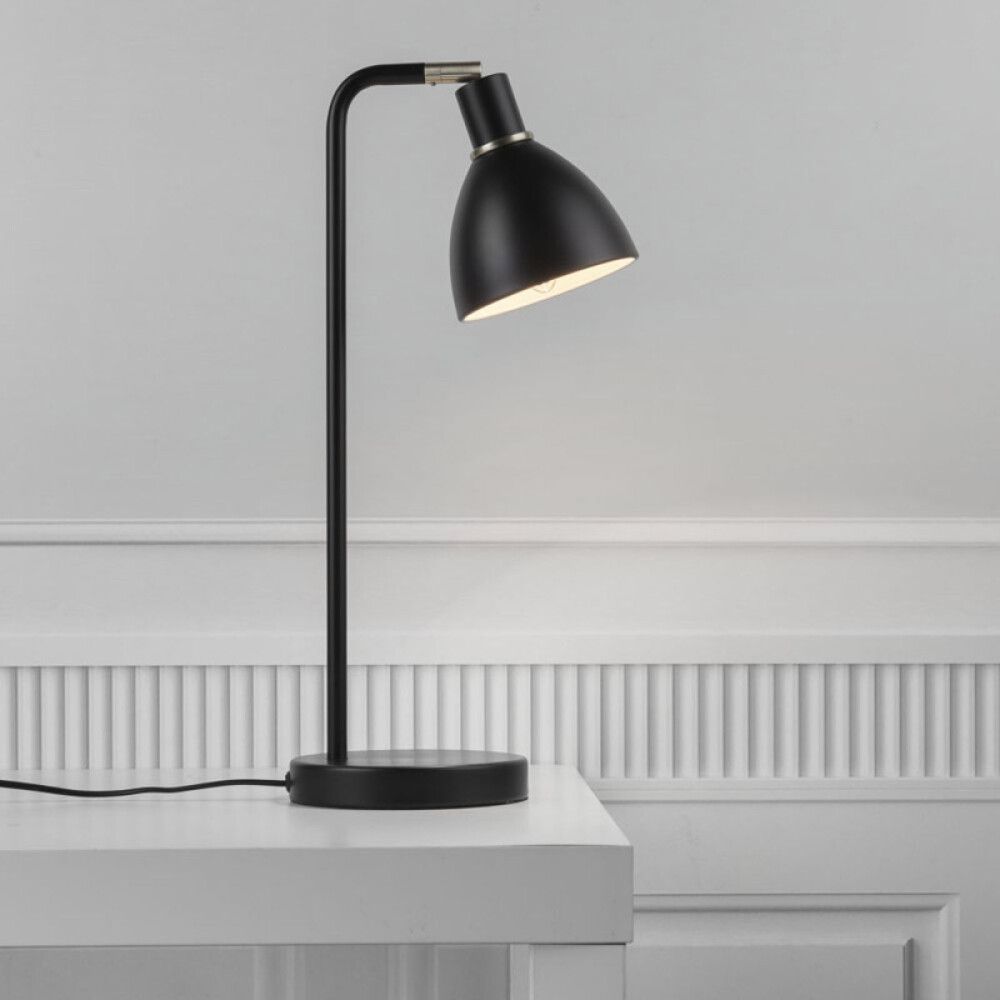 BORDLAMPE NORDLUX RAY SVART/MESSING