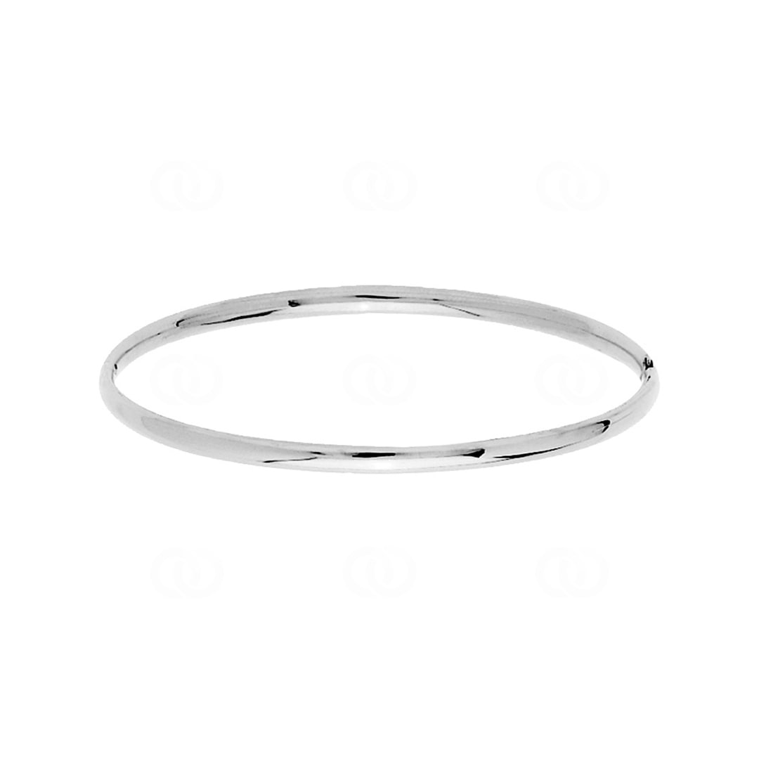Armreif oval 375/9 K Weissgold 3.0mm