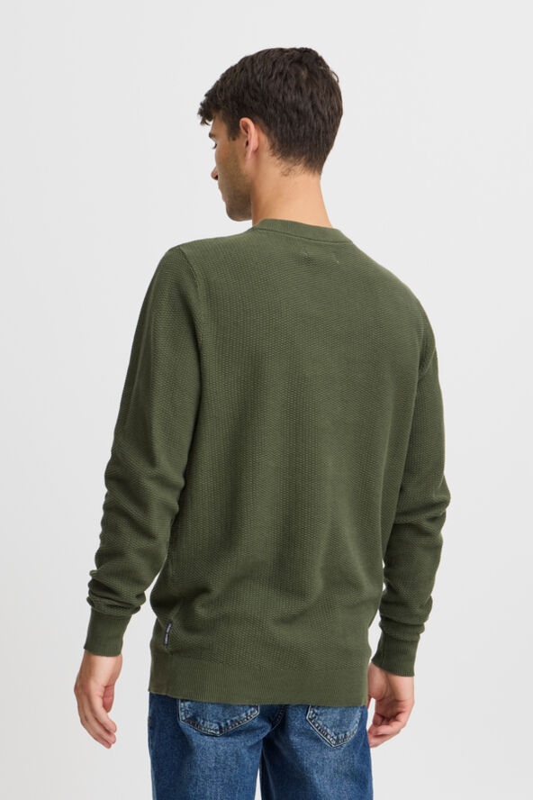 Casual Friday CFKARL 0160 structured crew neck kn Deep depths
