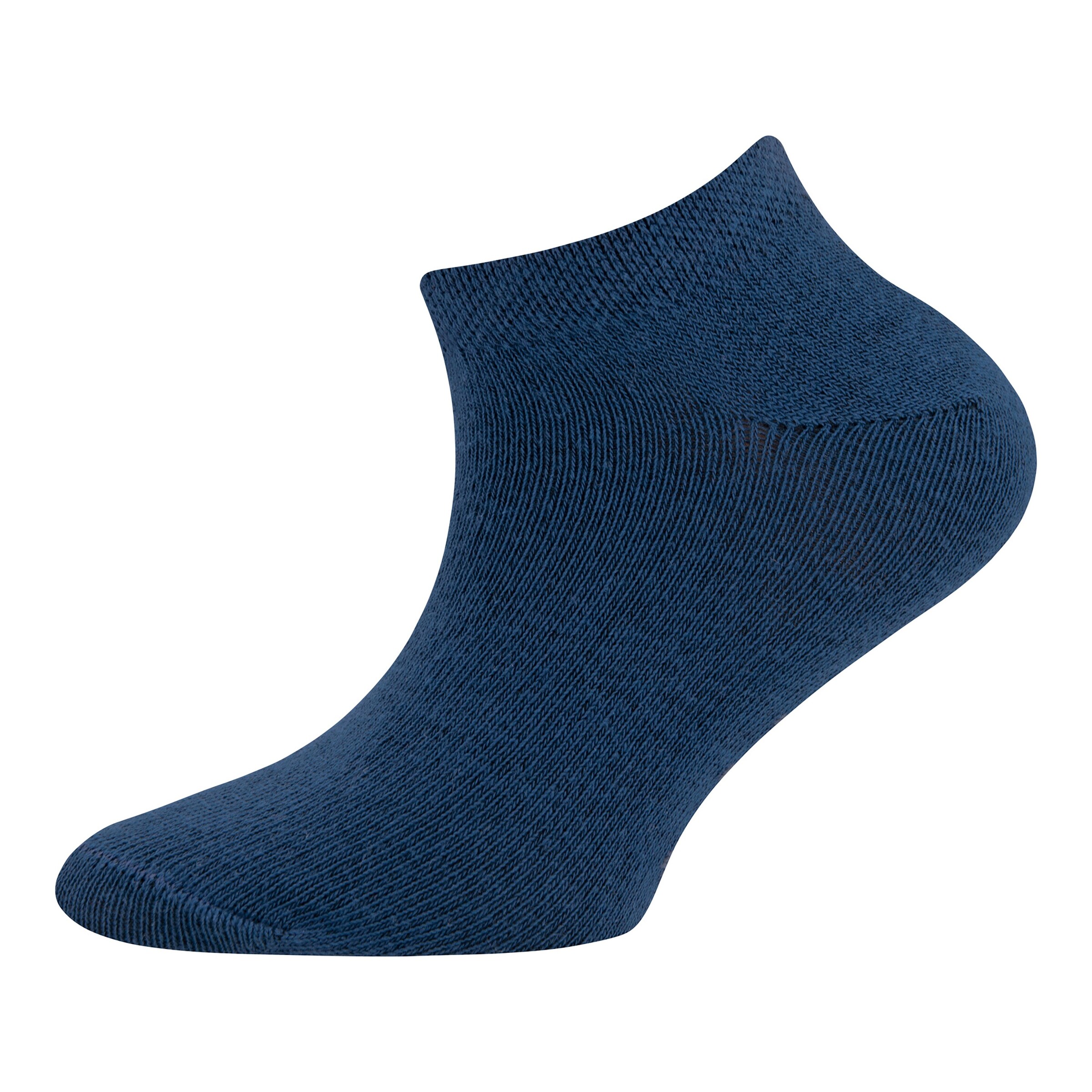 Ewers 3er-Pack Sneakersocken Ringel blau/grau