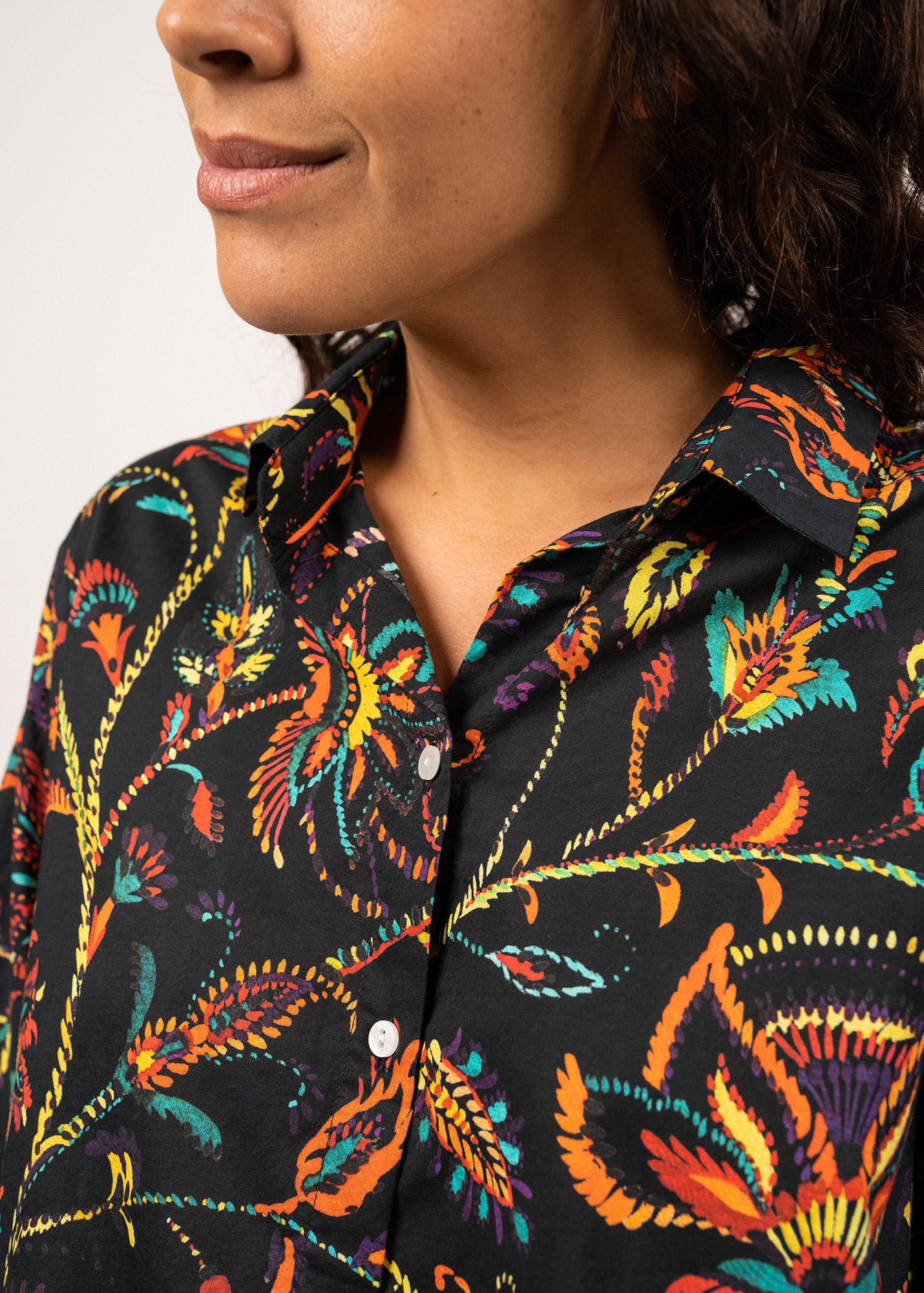 Chemise à motifs Marion