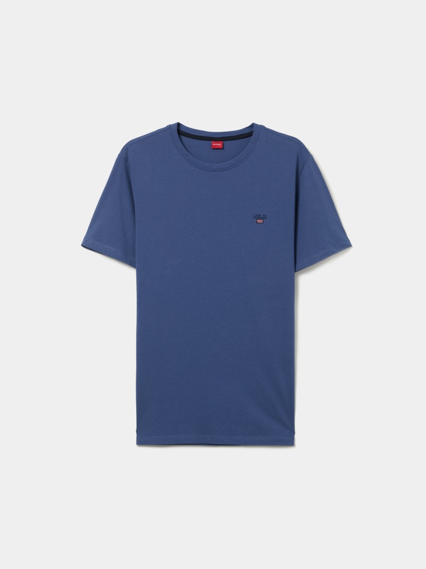 T-shirt básica em algodão
