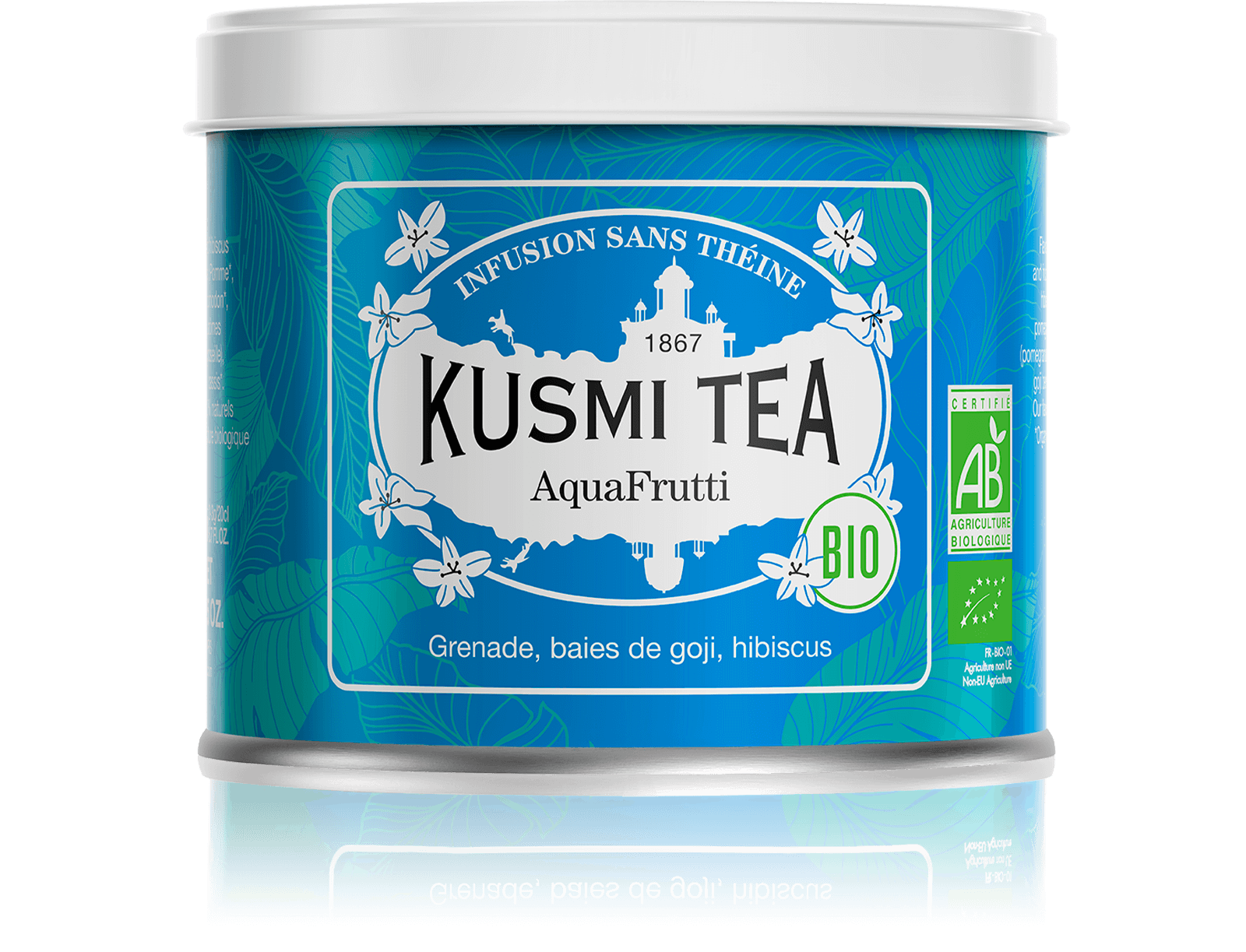 AquaFrutti-Infusion hibiscus, baies de goji Boîte 100 g
