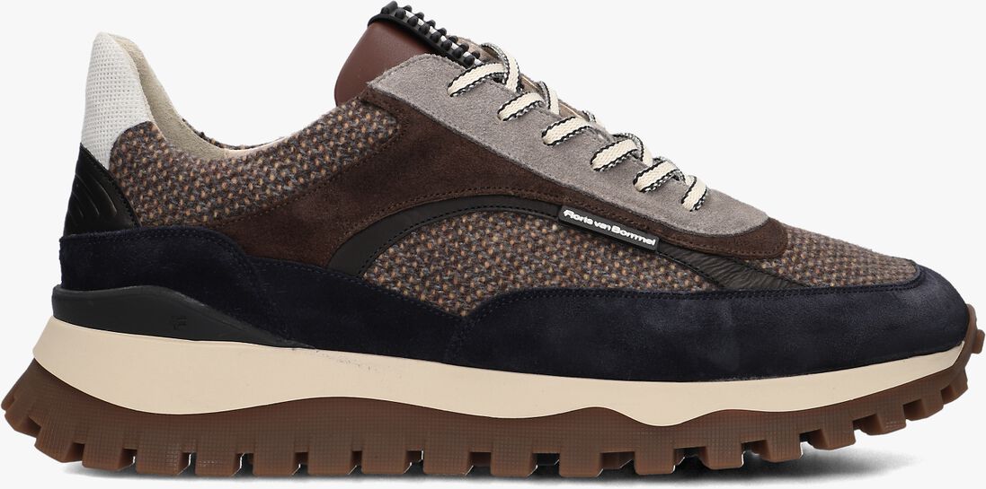 bruine floris van bommel lage sneakers sfm-10156 de grommer