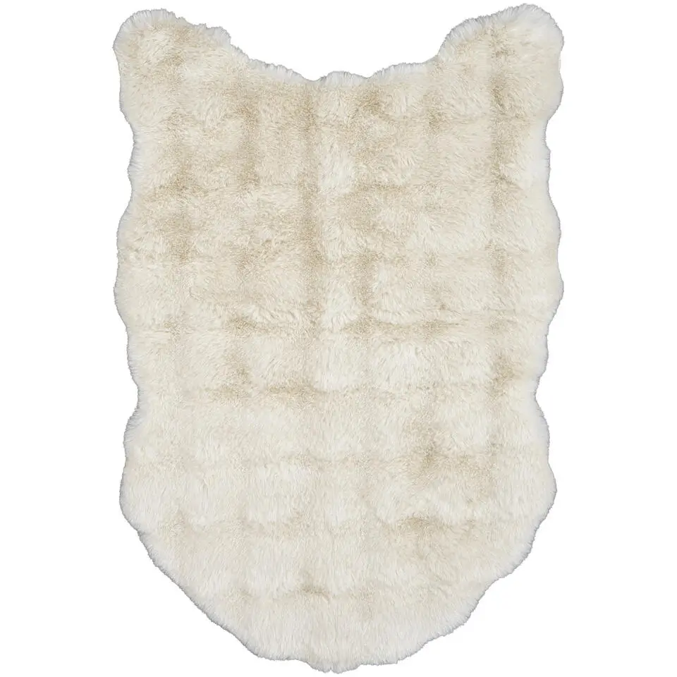 Vloerkleed Polar - crème - 60x90 cm