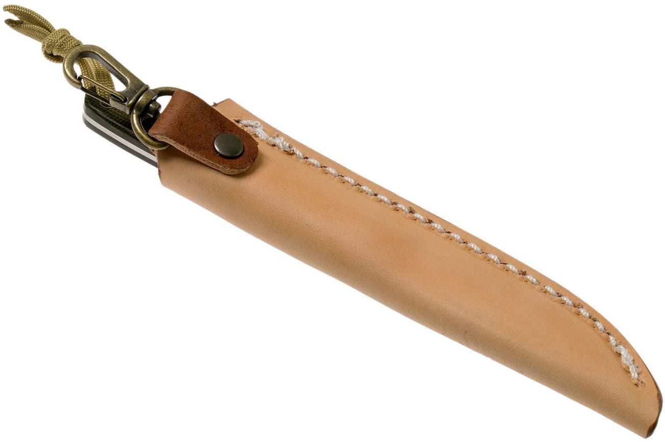 Ohta OFB SS 75 Green Canvas Micarta vaststaand mes