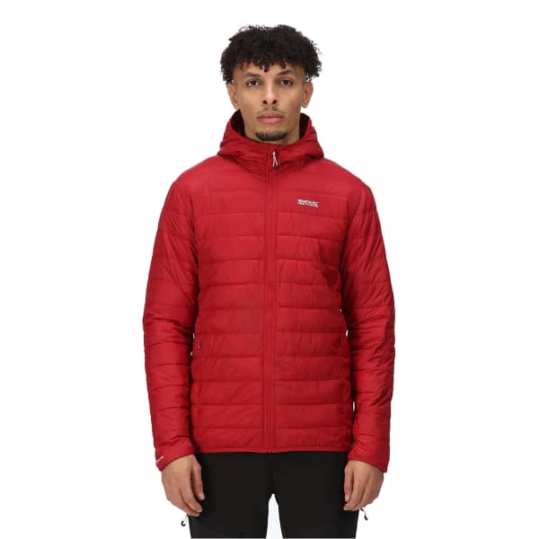 Doudoune randonnée REGATTA HOODED HILLPACK DARK RED