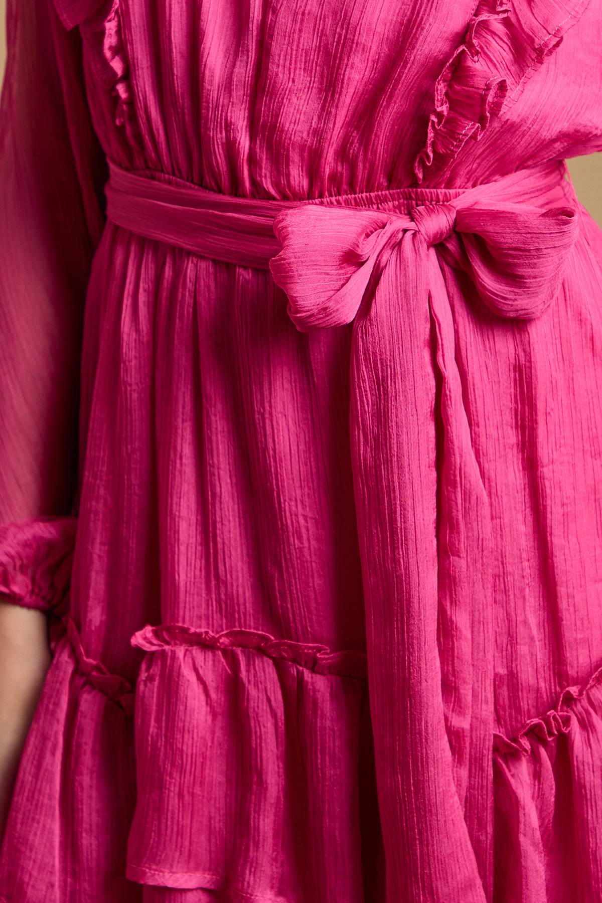 Oasis Robe Mini Bohème à Volants