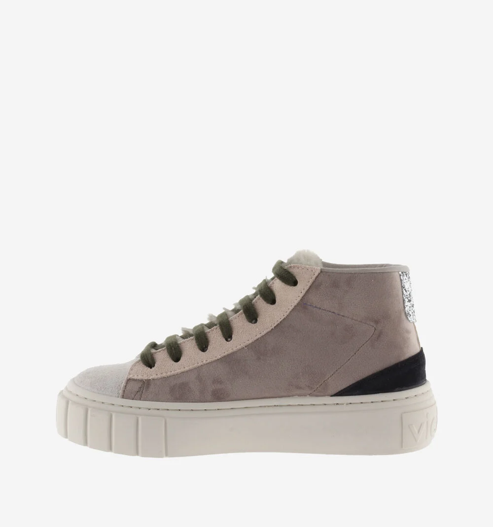 ABRIL BOTTINE VELOURS Bottines femme en velours VISON