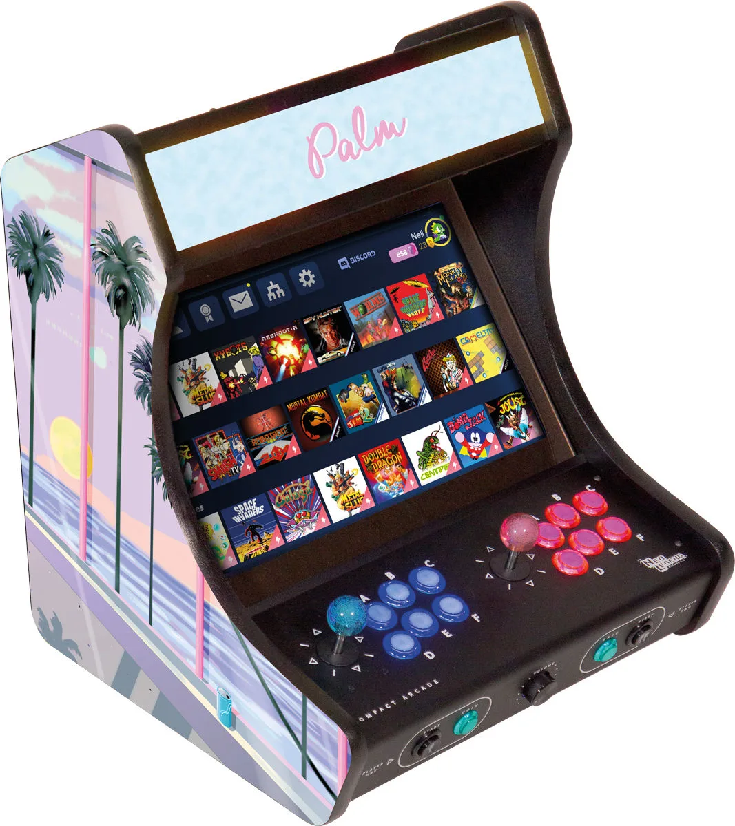 Neo Legend Compact Arcade Expert - Miami Palm by Yoko Honda Bornes d'arcade