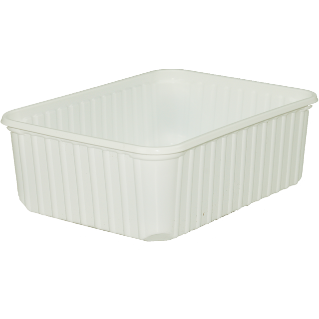 Bak, PP, 1000ml, kilobak, 180x135x60mm, wit