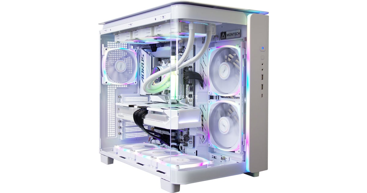 ALTERNATEThunderstorm Pro Ryzen 7 - RX 9070 XT White gaming pc  (Wit | R7 9800X3D | RX 9070 XT | 32 GB | 2 TB SSD)
