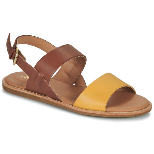 Clarks - KARSEA STRAP - Marron / Jaune