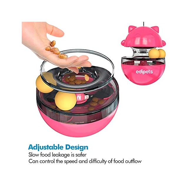 Brinquedo interativo rosa para gatos Edipets