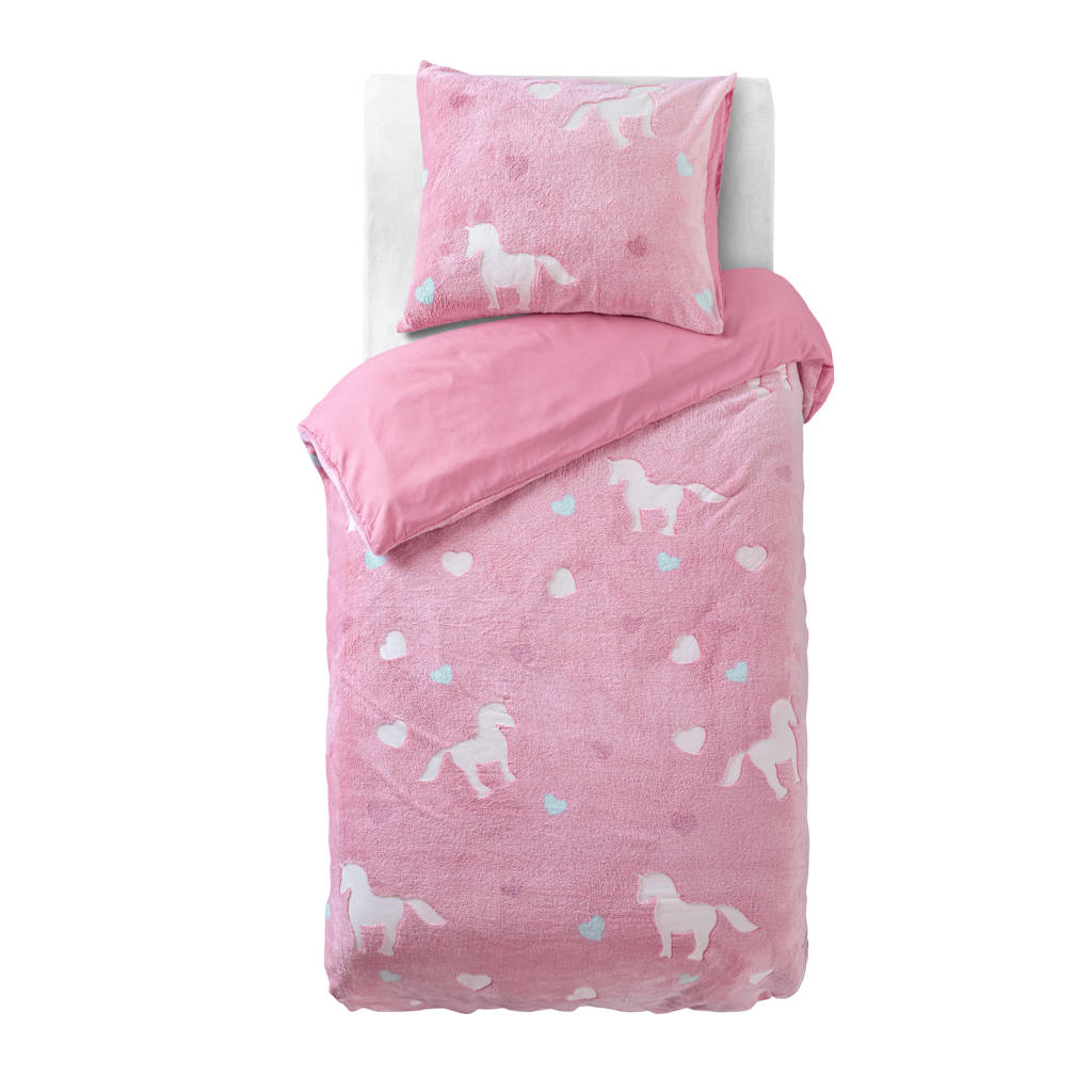 fleece dekbedovertrek 1 persoons (140x220 cm)