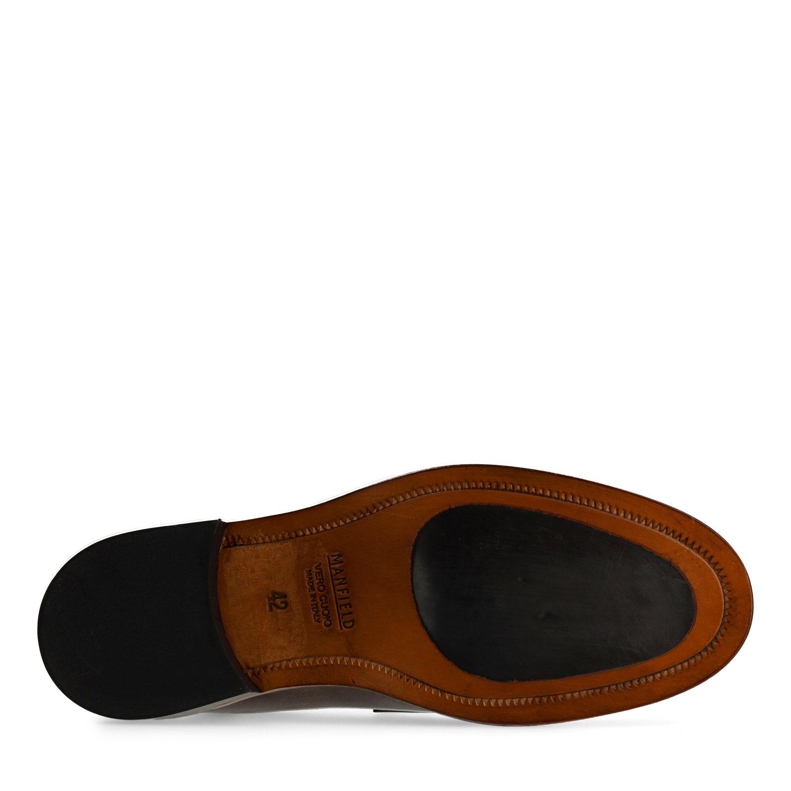 Bruine leren Loafers