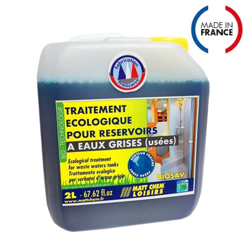 Traitement écologique pour réservoir d'eaux usées 2L MATT CHEM
