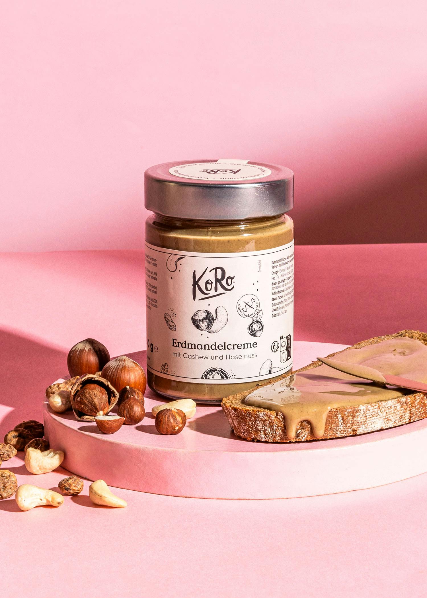 Erdmandelcreme mit Cashew und Haselnüssen 350 g