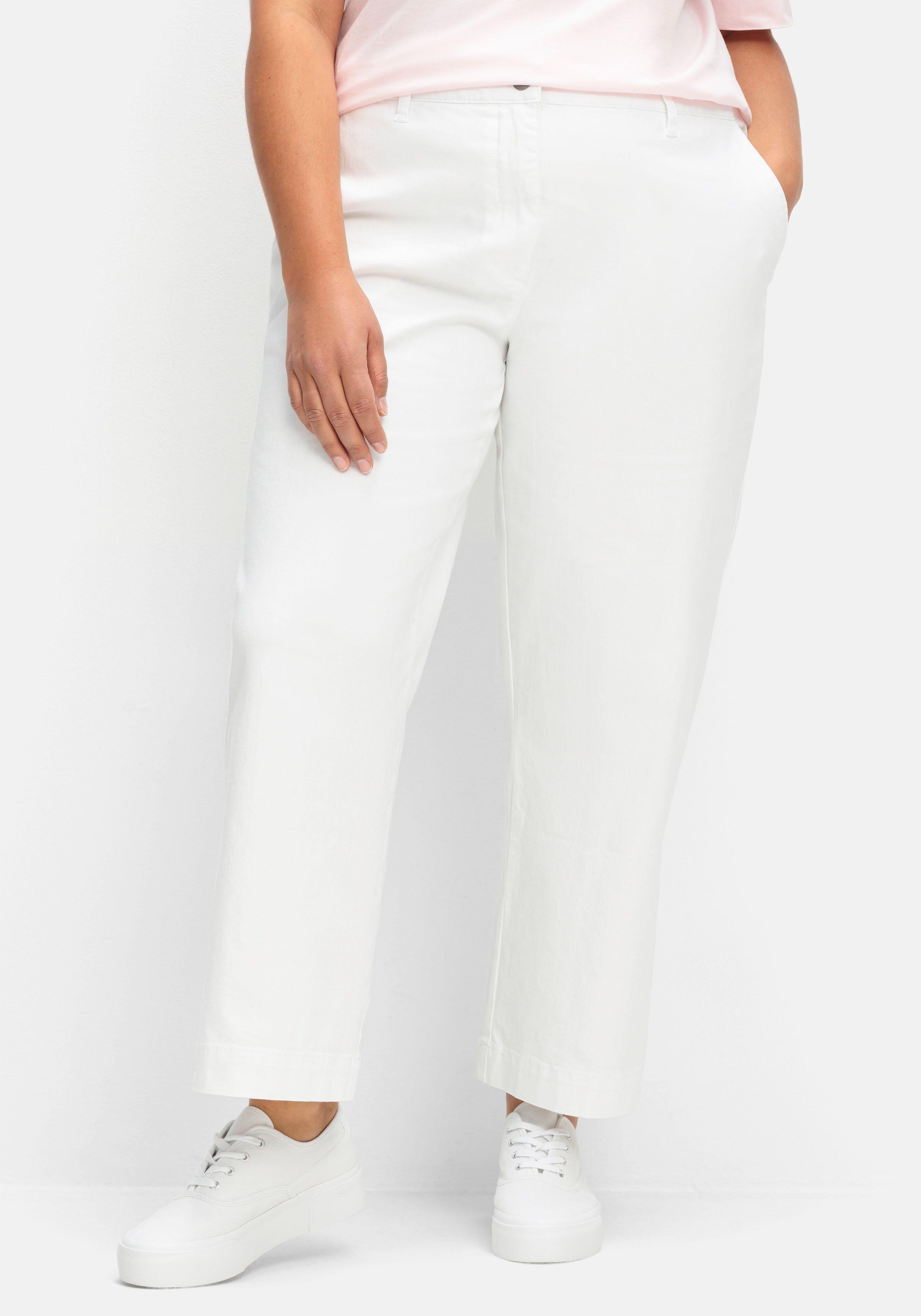 Culotte aus weichem Twill, in gewaschener Optik
