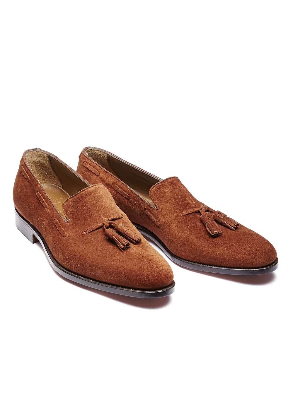 HUGH VEAU VELOURS MARRON