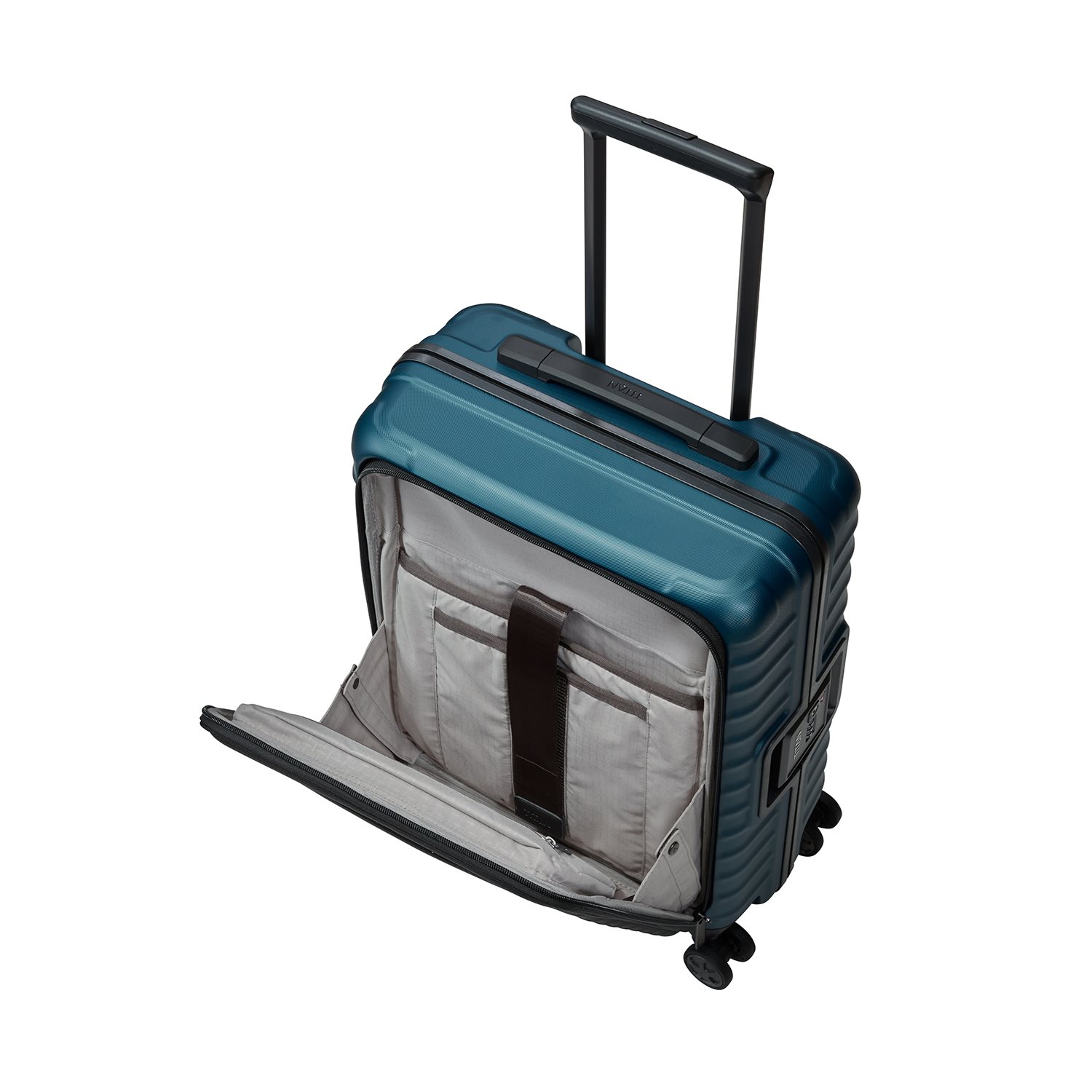 TITAN Litron Frame 4 Wheel Trolley S Frontpocket petrol