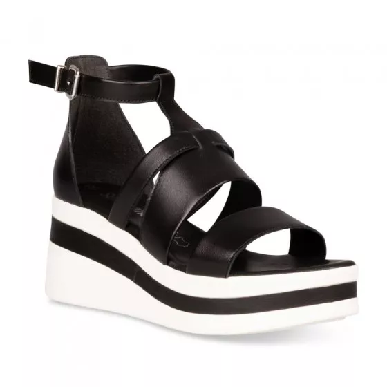 Sandales NOIR SINEQUANONE LEATHER