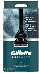 Gillette Intimate - Scheermes Voor Intieme Zone - 1 Handvat + 2 Scheermesjes