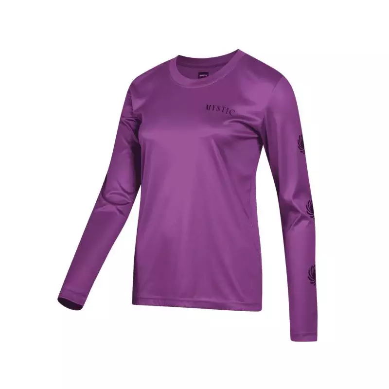 Lycra femme MYSTIC Jayde L/S Loose Quickdry Sunset Purple