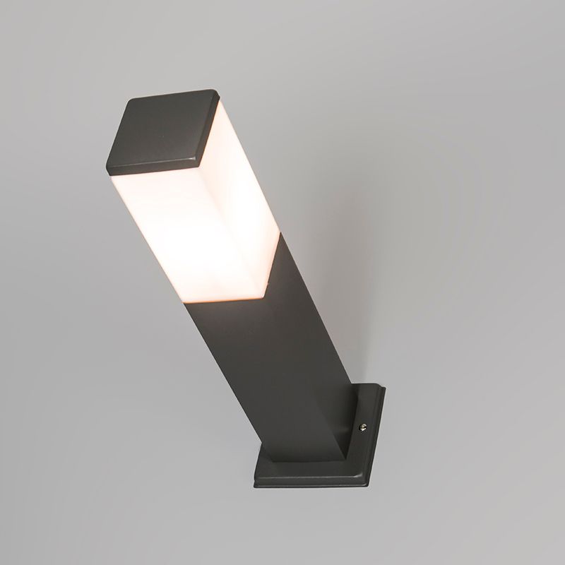 Smart buitenlamp paal donkergrijs 45 cm incl. Wifi P45 - Malios
