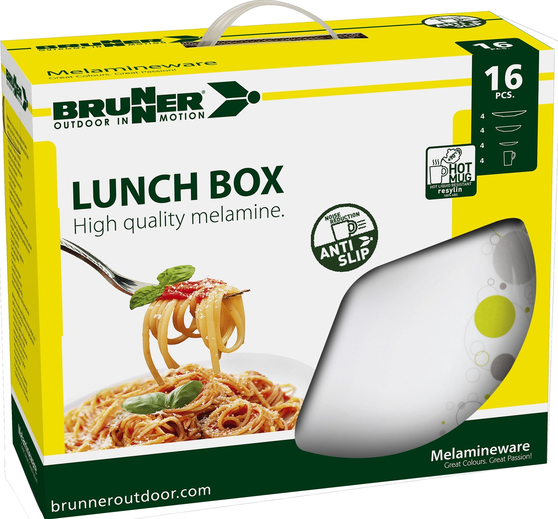 Brunner Space Lunch Box Geschirr Set 16-tlg.