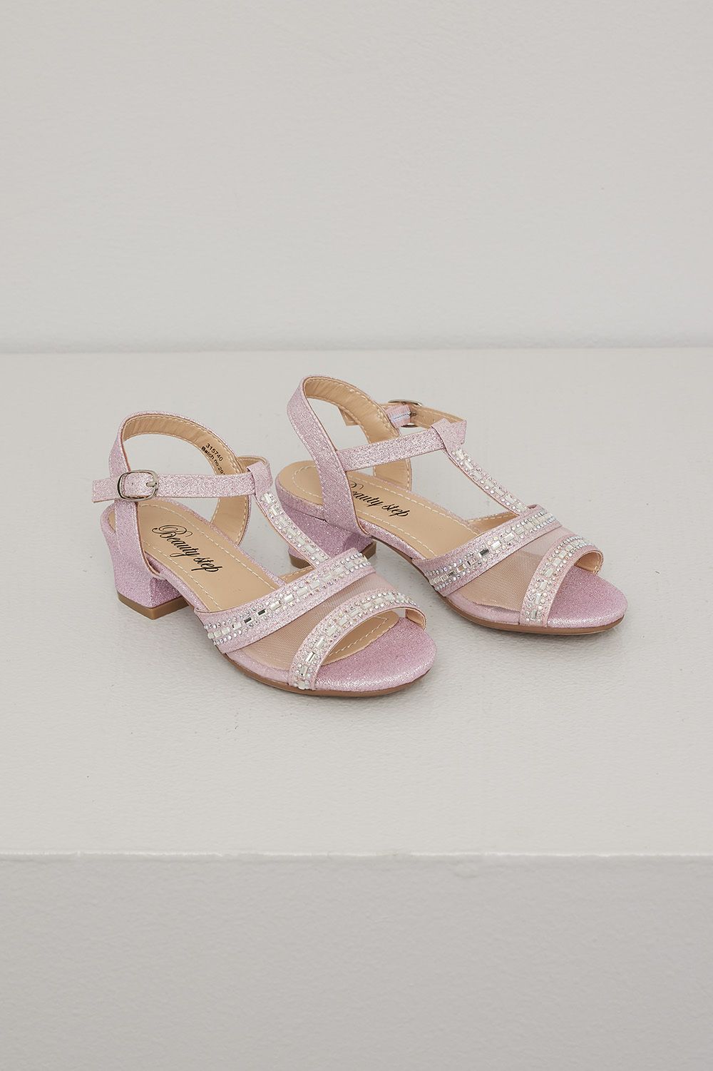 Glitter  sandal med hel