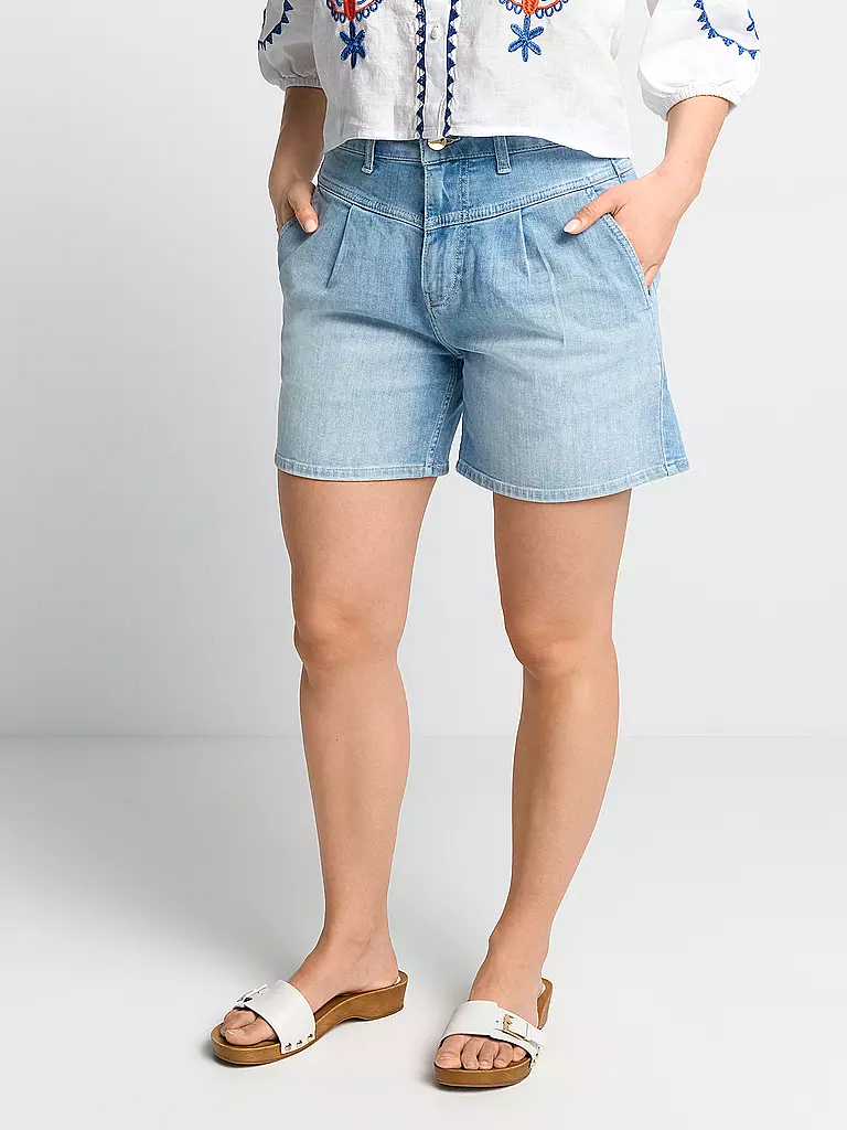RICH & ROYAL Jeansshorts blau