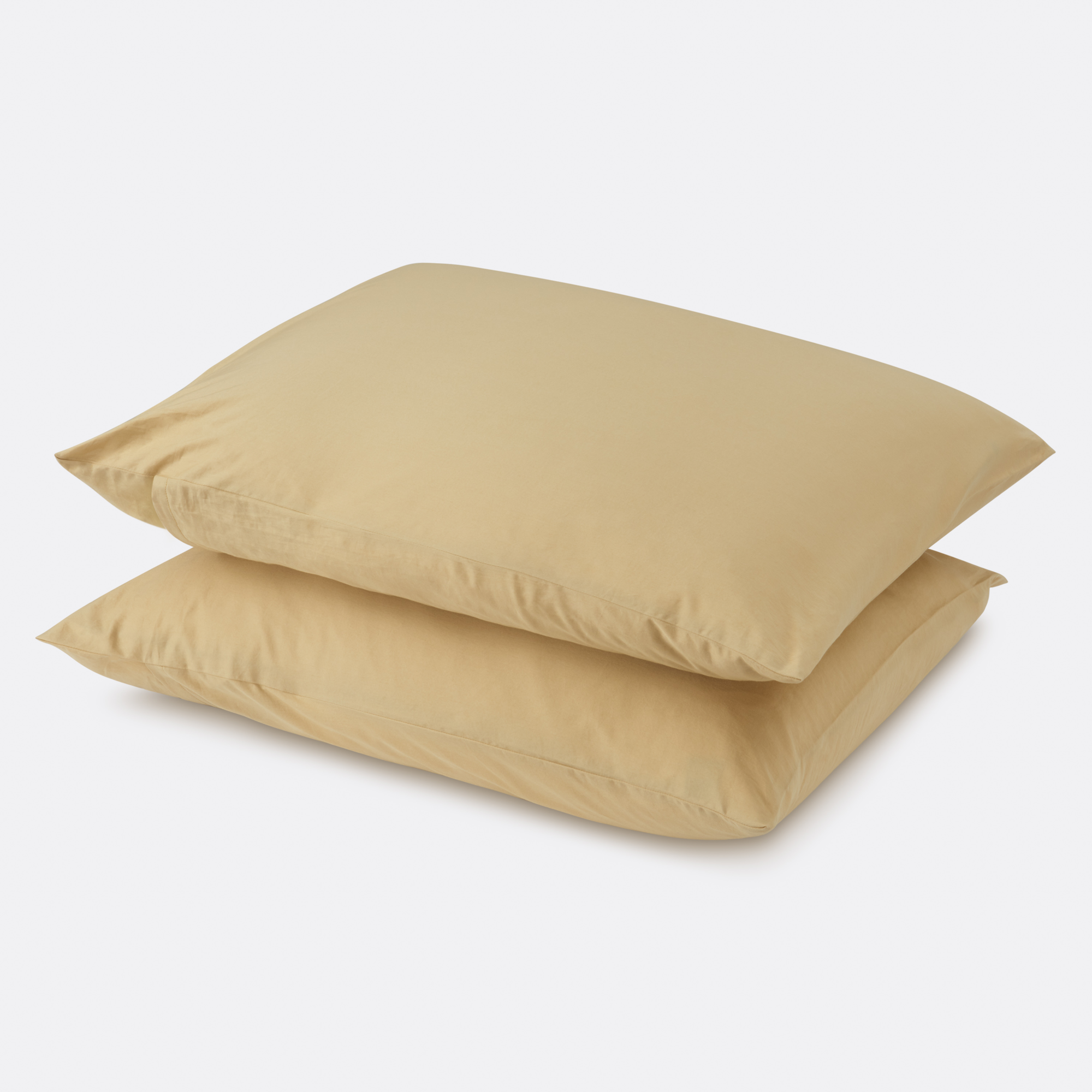 Kussensloop Cotton Satin sunglow 70x60 cm - set van 2