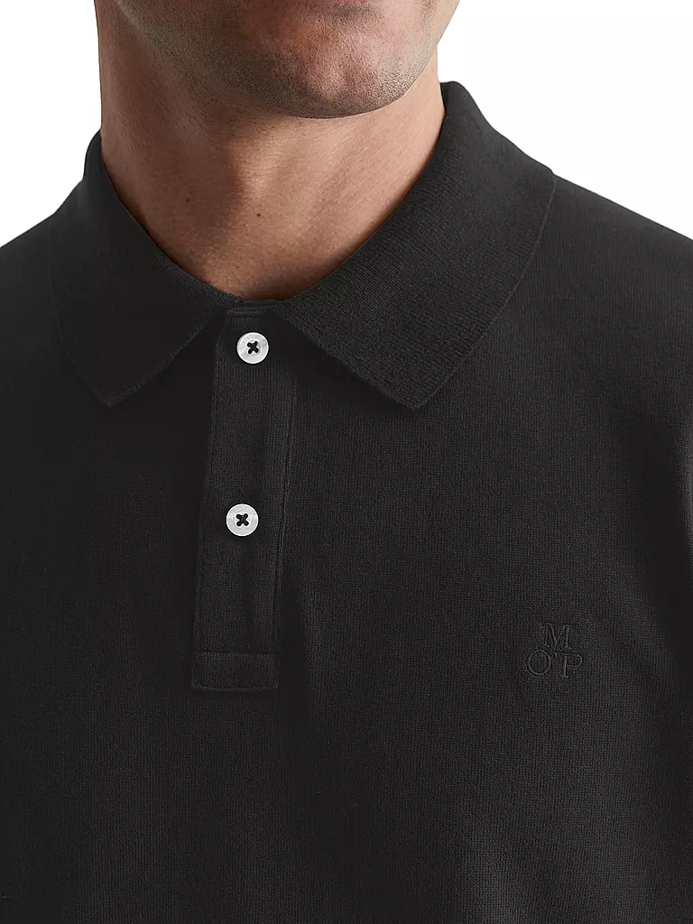 MARC O'POLO Poloshirt schwarz