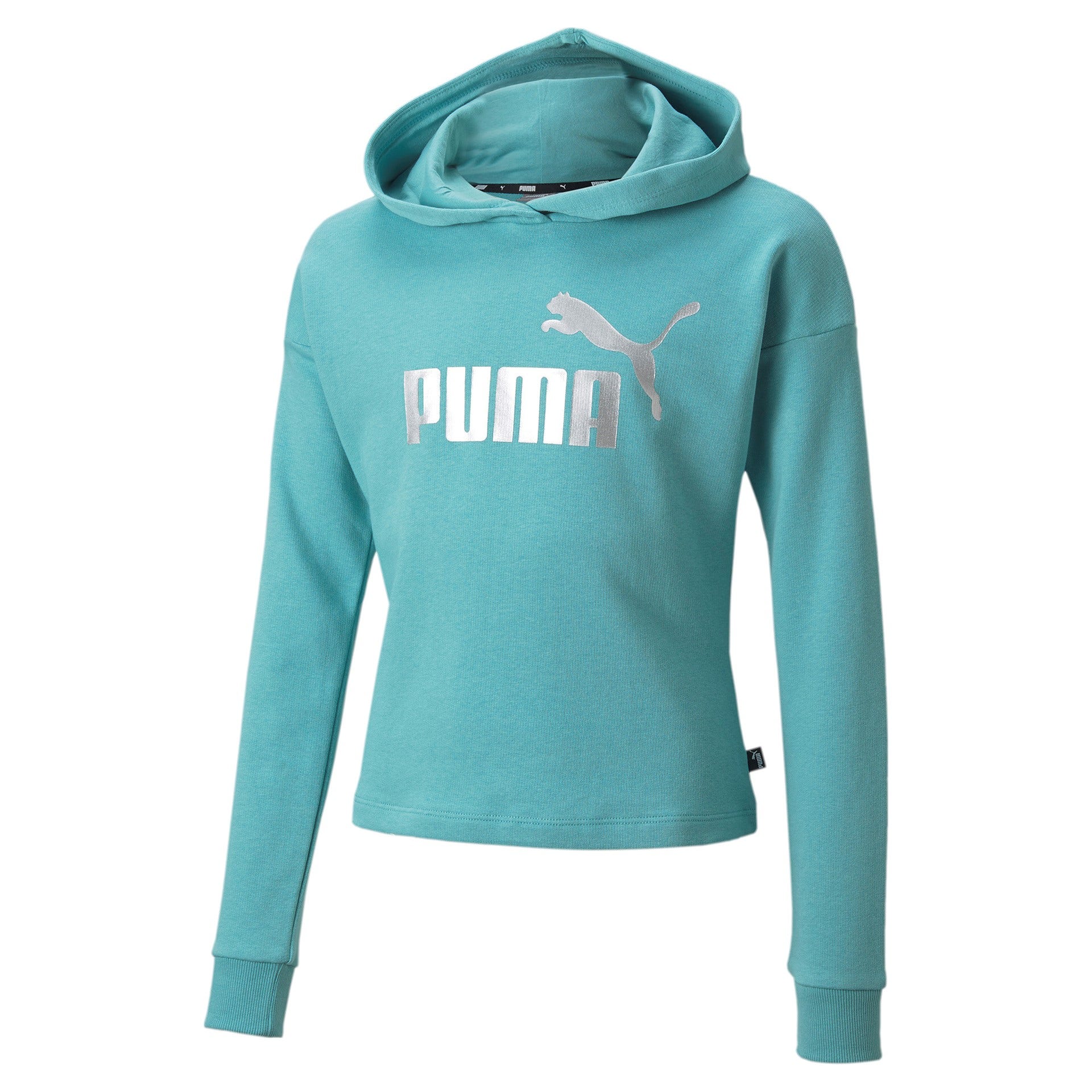 PUMA  ESS+ LOGO CROPPED HOODIE TR G