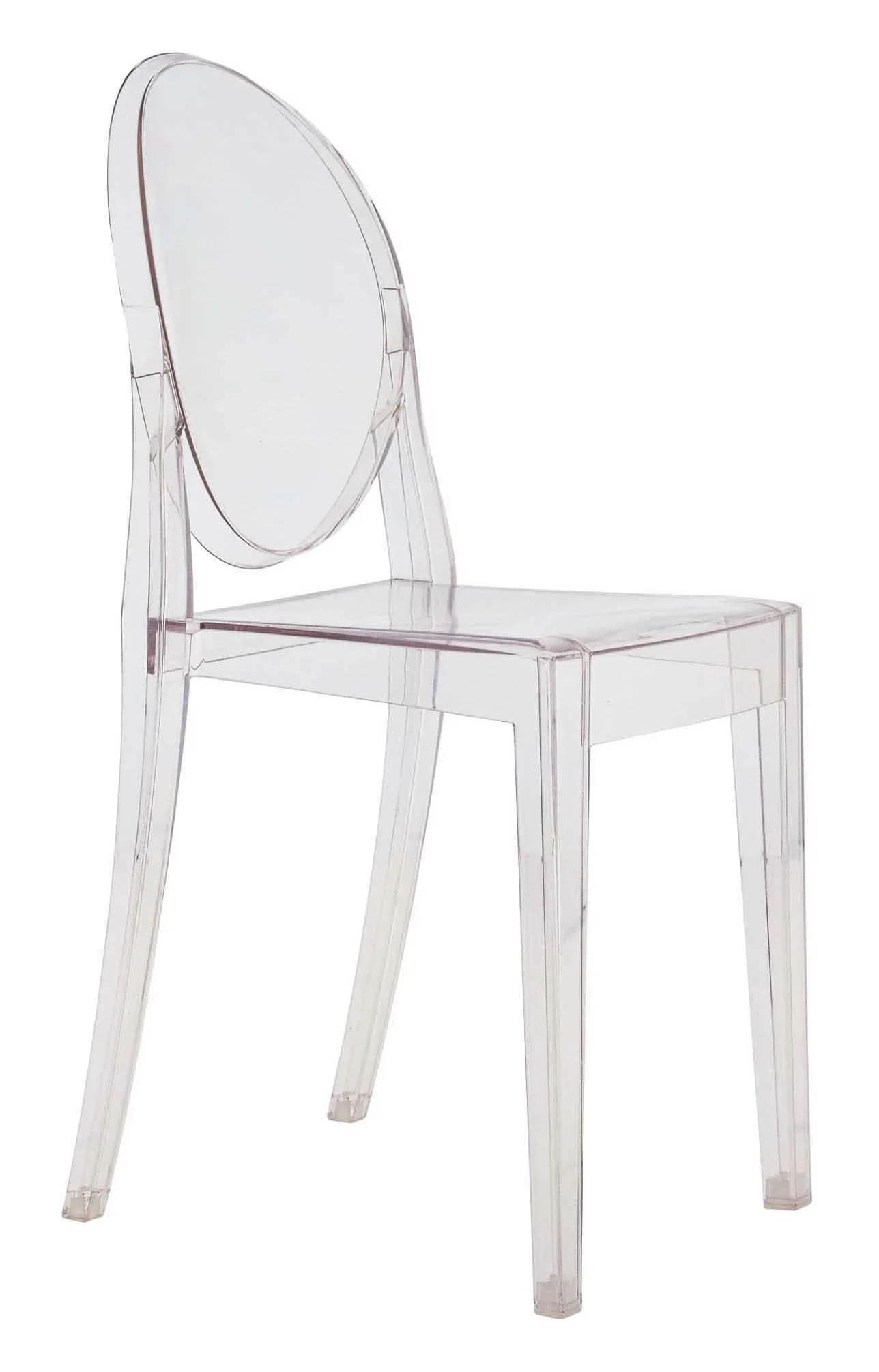 VICTORIA GHOST - Chaise empilable | Transparent