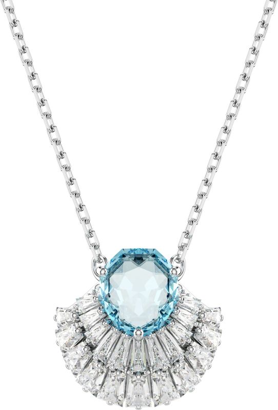 Swarovski - Idyllia Hanger - Schelp - Blauw - Rodium Toplaag