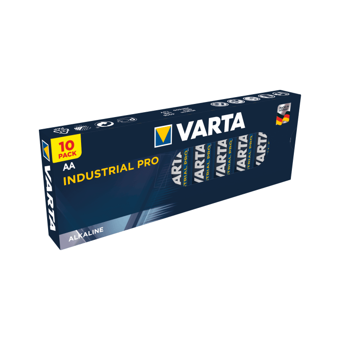 Varta Industrial Pro Alkaline 1,5V LR06 AA Doos a 10st  (4008496882069)