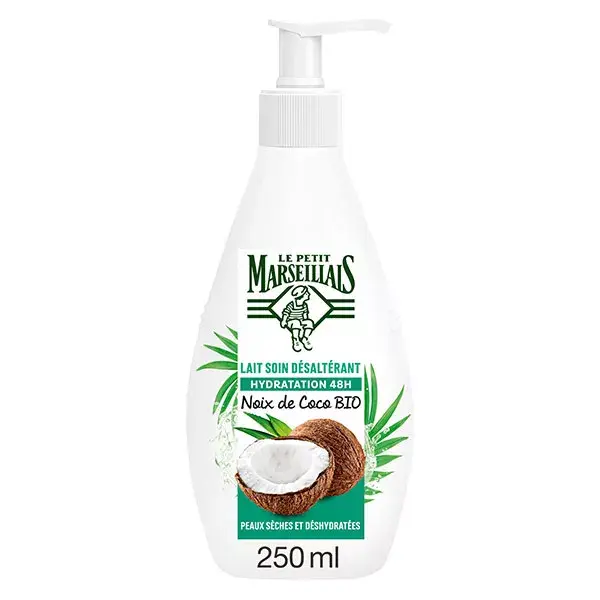 Loção Corporal Hidratante e Refrescante de Coco Orgânico Le Petit Marseillais 250ml