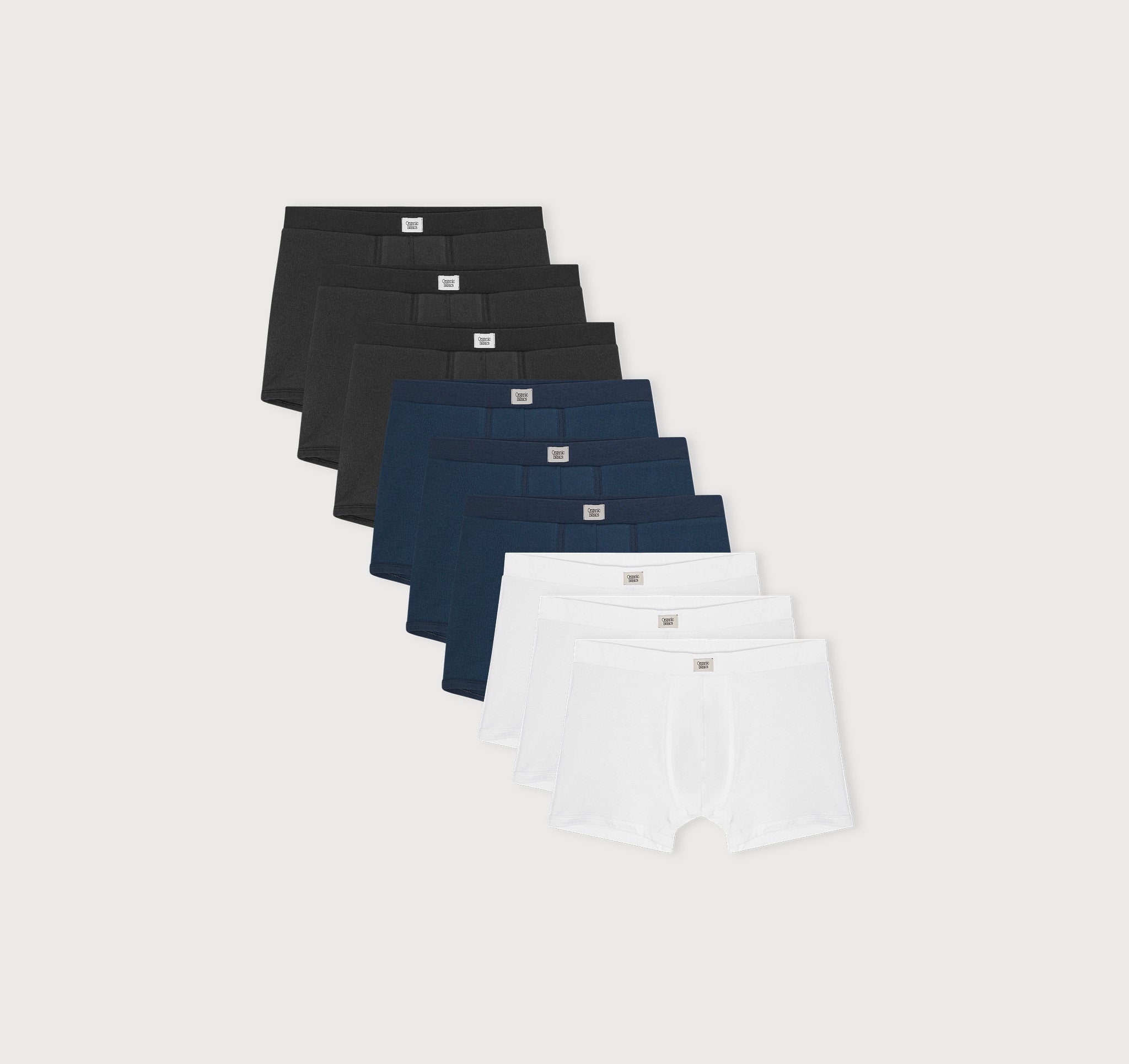 ORGANIC COTTON<br>Core Icon Rib Trunks 9-Pack