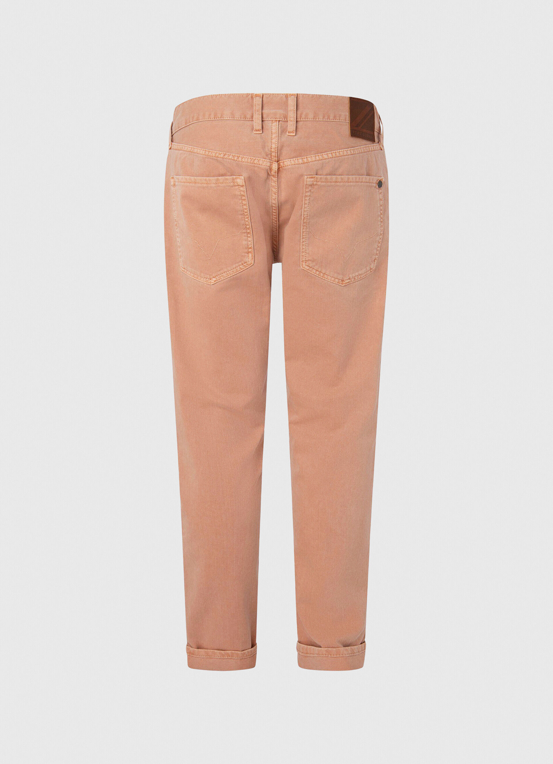 Calça Callen de cinco bolsos - laranja abóbora