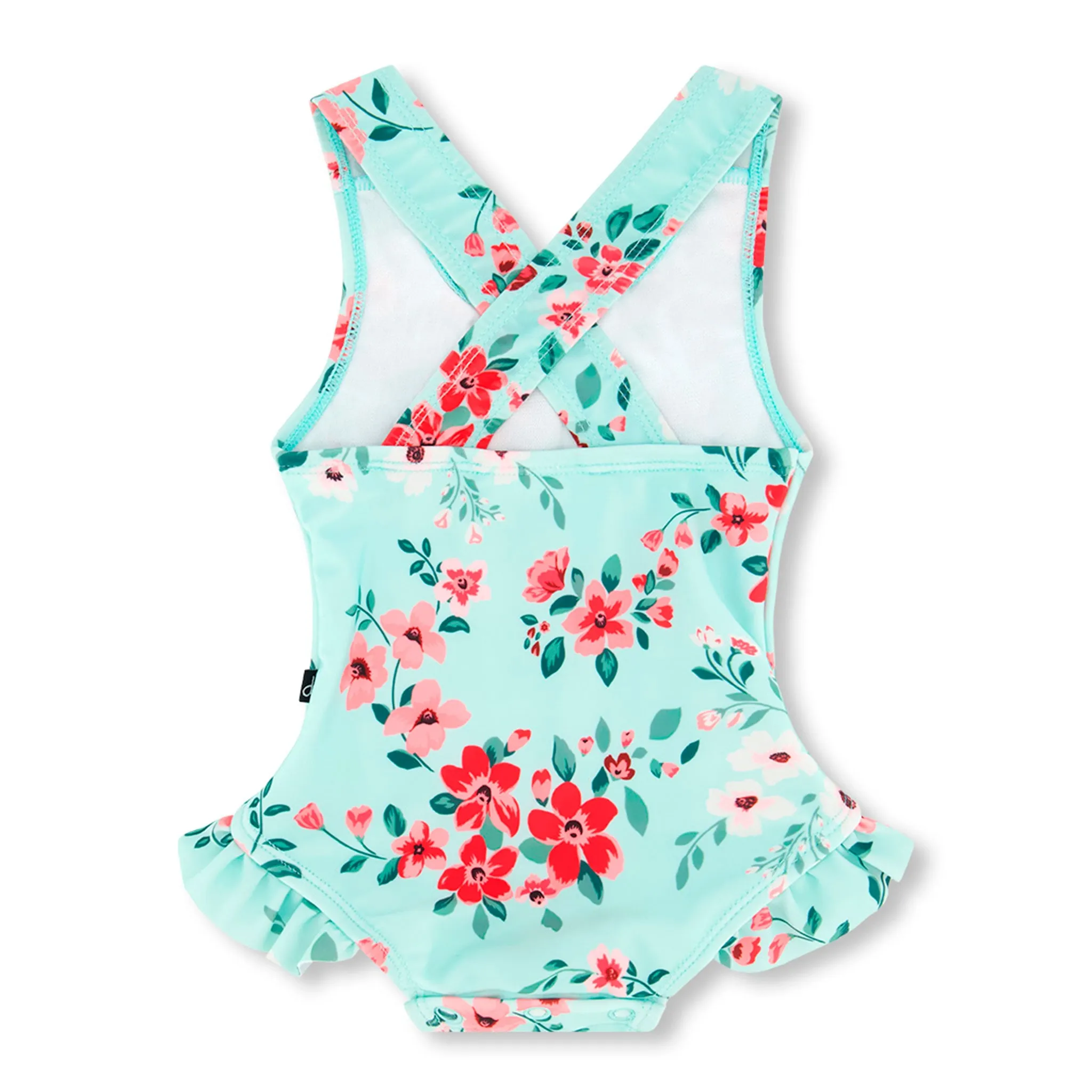Deux par Deux Maillot UV Une Pièce Fleurs 3-24mois