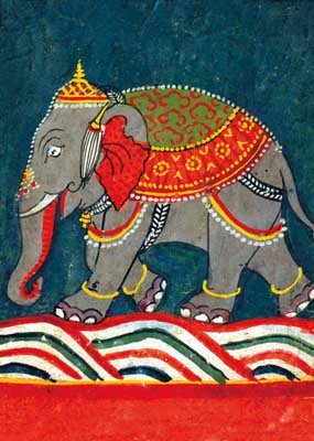 Caparisoned Elephant
