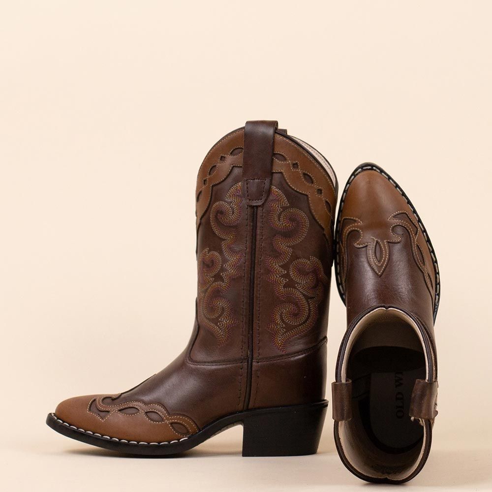 Old West 8159 cowboylaarsjes Bruin