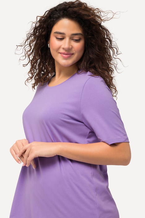 T-Shirt, A-Linie, Rundhalsausschnitt, Halbarm