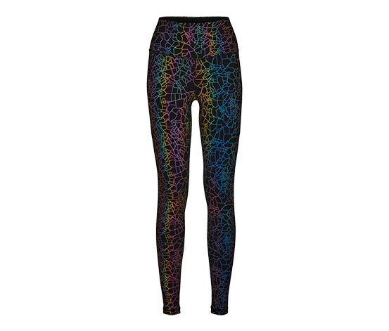 Sporttight, regenbogenfarben reflektierend