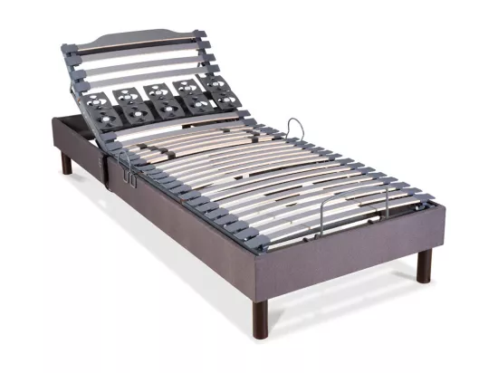 BELLECOUR LITERIE | Sommier électrique ATHENA 70x200 cm | Lattes & Plots