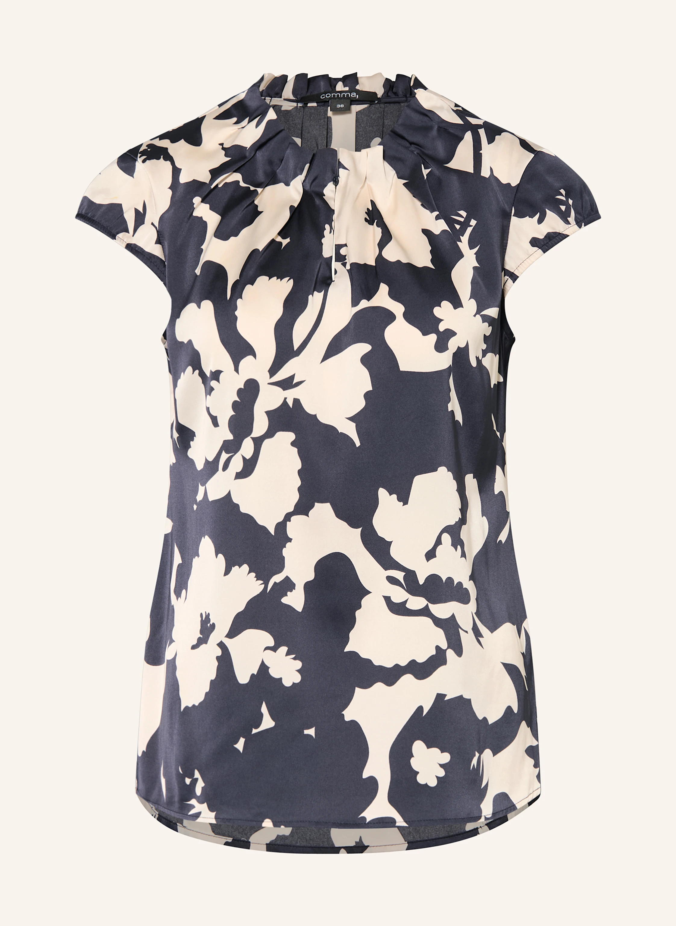 comma Blusentop aus Satin