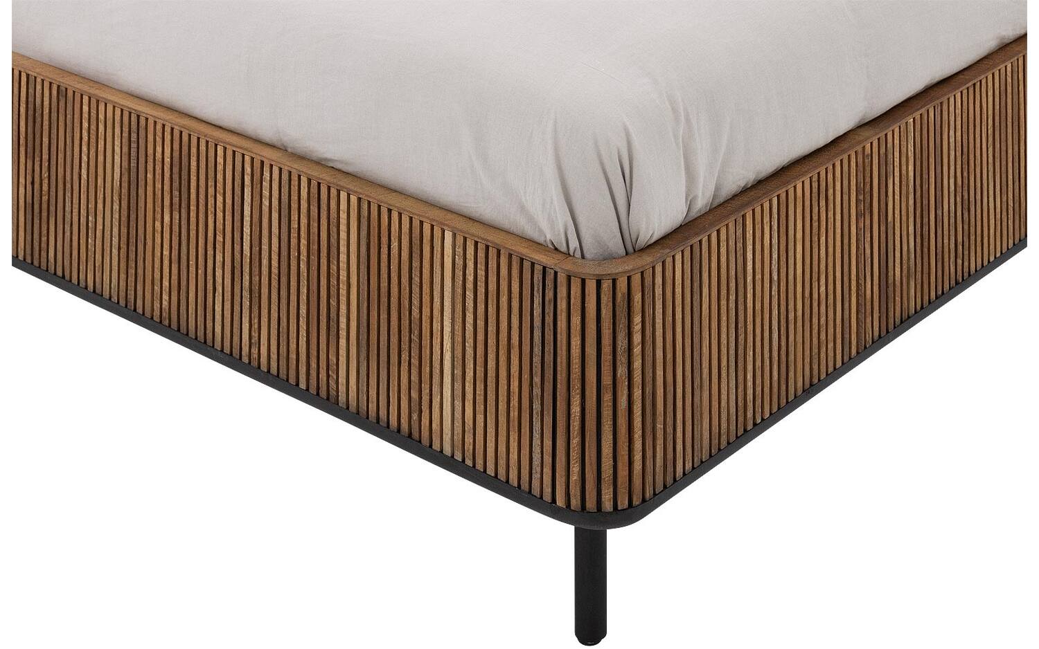 Goossens Bedframe Adel - 180 x 210 - Teak blank was - Hout