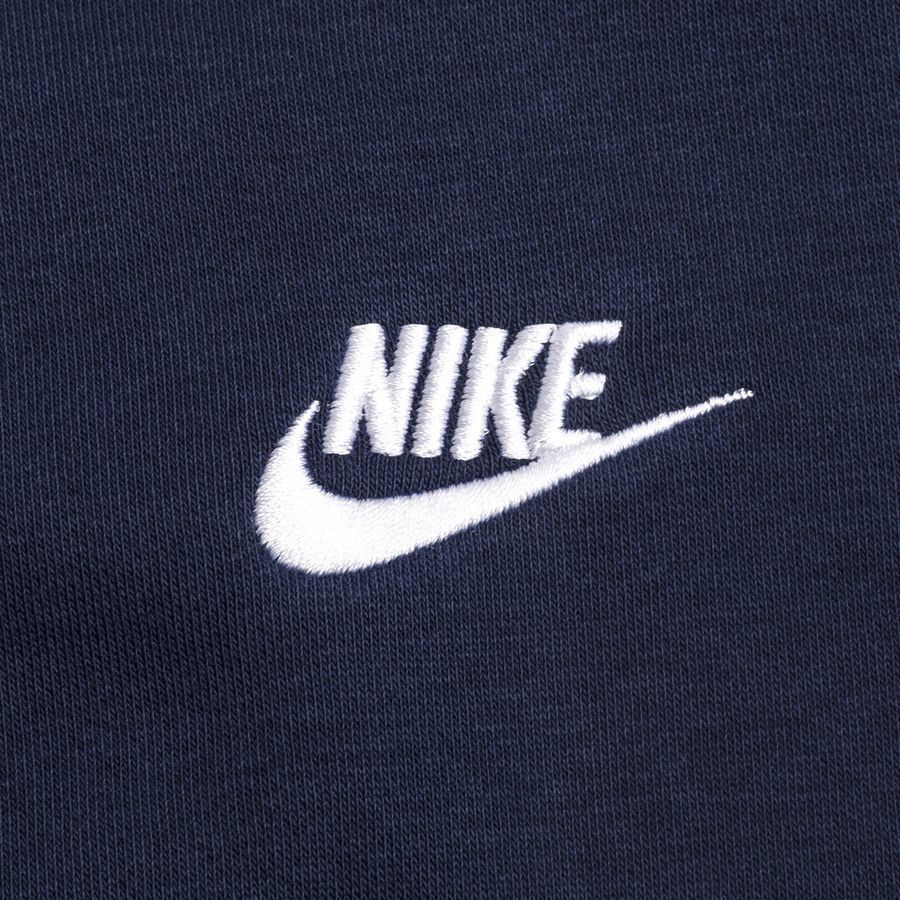 Nike Sweat à Capuche NSW Club - Bleu Marine/Blanc